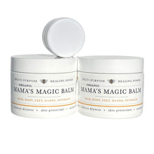 Load image into Gallery viewer, Mama&#39;s Organic Magic Balm Rx® 2 ( 2oz) + 1 ( .25oz) Travel Size
